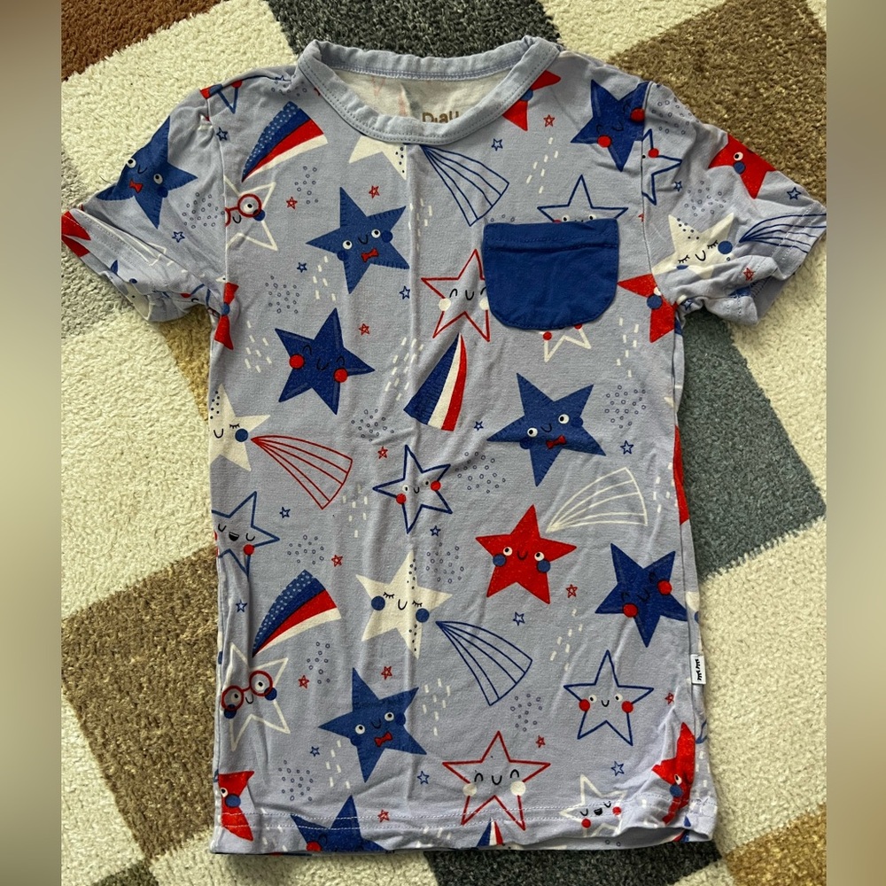 Little Sleepies 4th of July Shirt